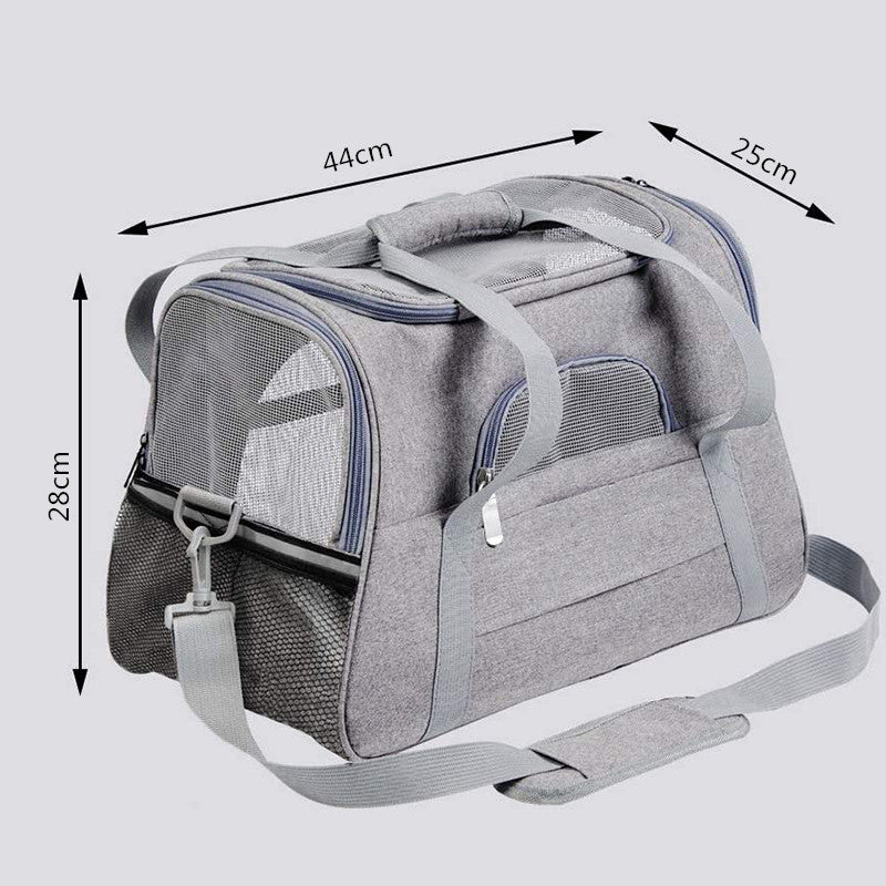 Pet Bag, Portable Pet Backpack, Dog & Cat Outing Bag, Cross-body Pet Bag