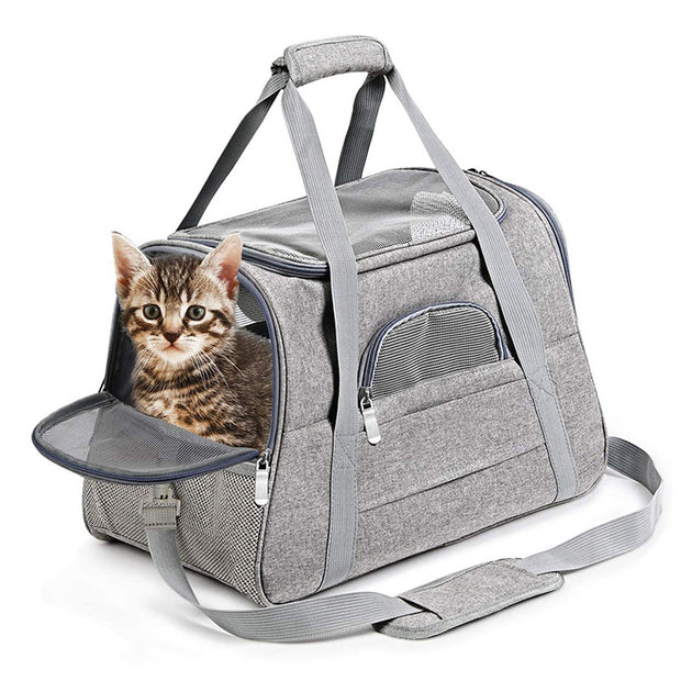 Pet Bag, Portable Pet Backpack, Dog & Cat Outing Bag, Cross-body Pet Bag