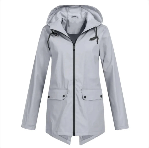 Windbreaker Zipper Hooded Lightweight Outdoor Windproof Jacket Thin Outdoor Jacket Women