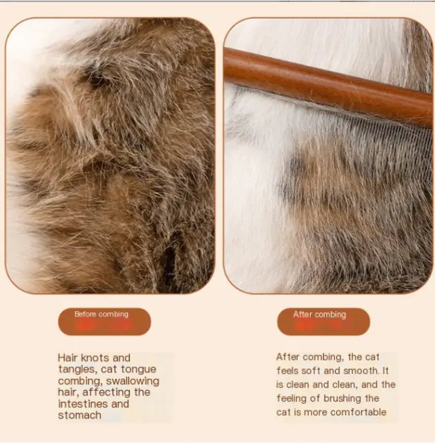 Pet Comb, Pet Brush, Pet Grooming Comb for Cat and Dog Hair removal