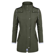 Chic Slim-Fit Women's Rain Jacket
