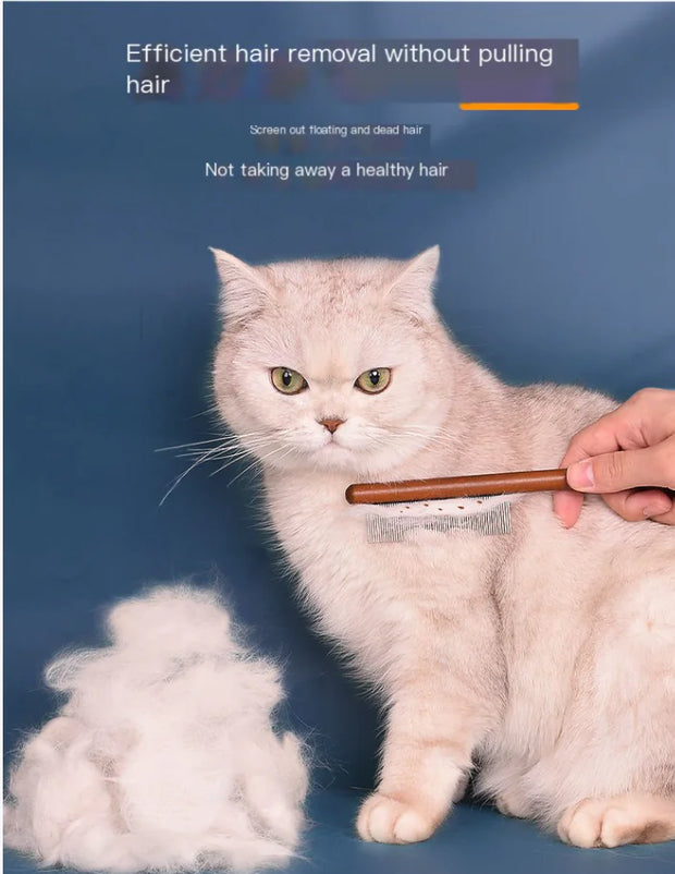 Pet Comb, Pet Brush, Pet Grooming Comb for Cat and Dog Hair removal