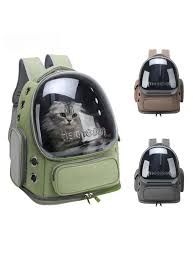 Transparent Pet Carrier Bag (Suitable for cat and small dog)