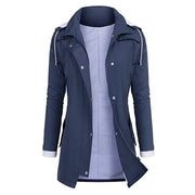 Chic Slim-Fit Women's Rain Jacket