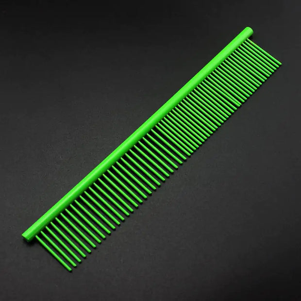 Colorful Stainless Steel Medium Pet Comb