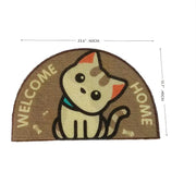 Indoor Cat Mat, Welcome Rug, Non-Slip Bath Mat