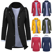 Chic Slim-Fit Women's Rain Jacket