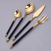 304 Stainless Steel Cutlery Set for Western Dining (4pcs)