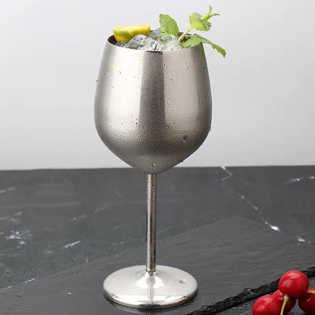 500ml Elite Stainless Steel Wine Goblet
