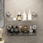 Wall-Mounted Corrugated Bathroom Rack