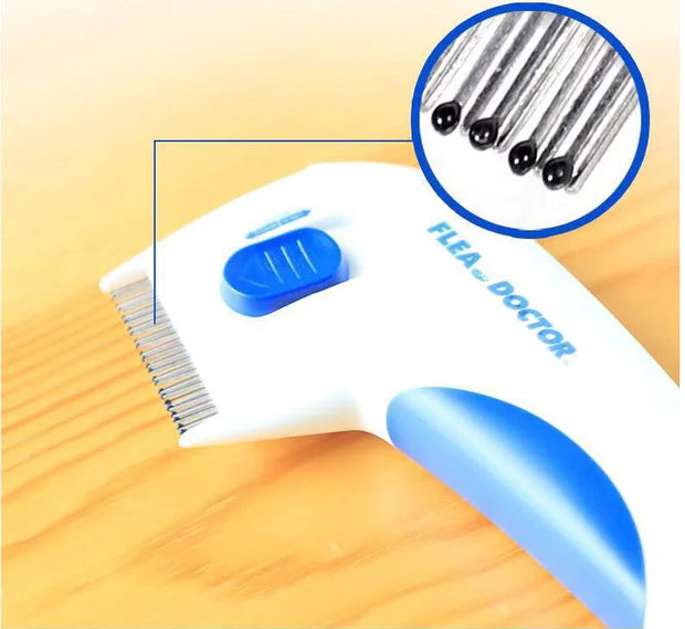 FleaDoctor Electric Pet Comb for Flea and Lice Removal