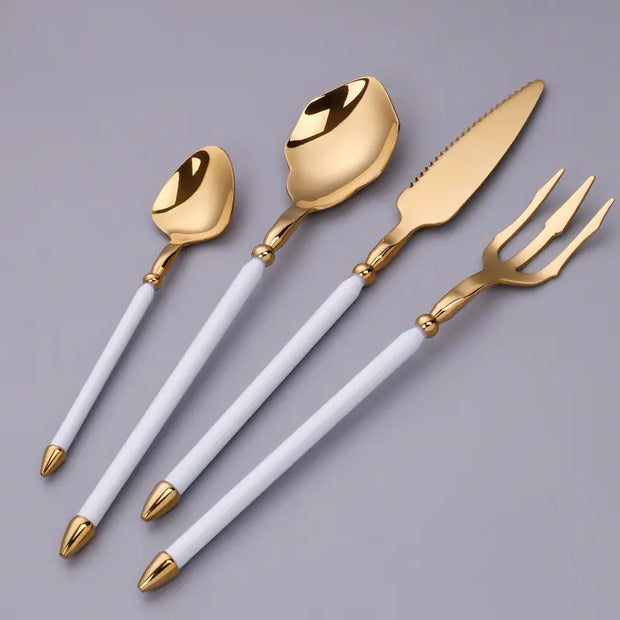 304 Stainless Steel Cutlery Set for Western Dining (4pcs)