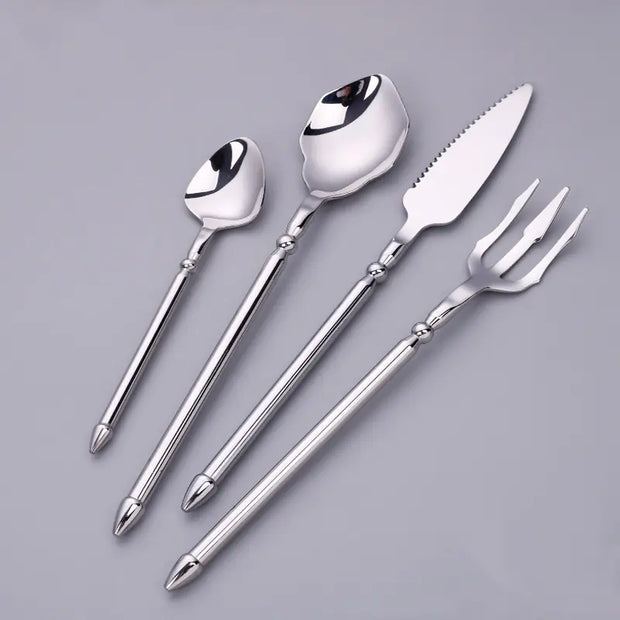 304 Stainless Steel Cutlery Set for Western Dining (4pcs)