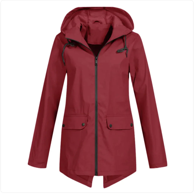 Windbreaker Zipper Hooded Lightweight Outdoor Windproof Jacket Thin Outdoor Jacket Women