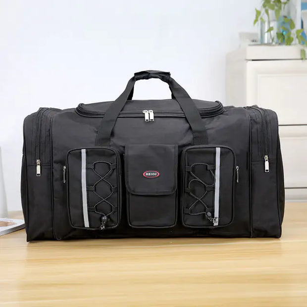 Large Waterproof Nylon Duffle Gym Bag for Travel