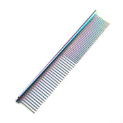 Colorful Stainless Steel Medium Pet Comb