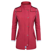Chic Slim-Fit Women's Rain Jacket