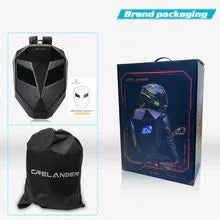 led display travel pack smart motorcycle backpack