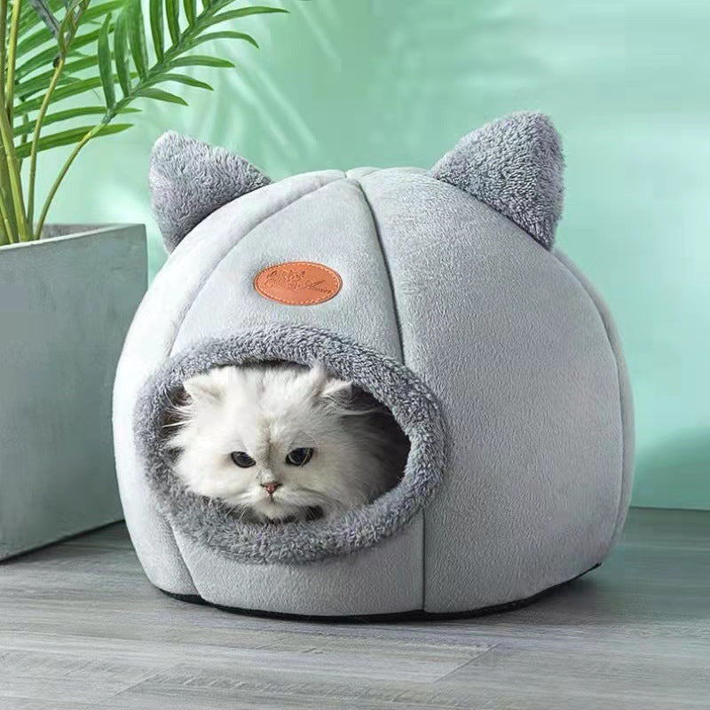 Pet bed, warm and cold-proof pet home in winter. Medium/Large/Extra Large pet home suitable for cats and small dogs.