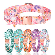 Most popular floral pattern pet collar, collar for dogs and cats