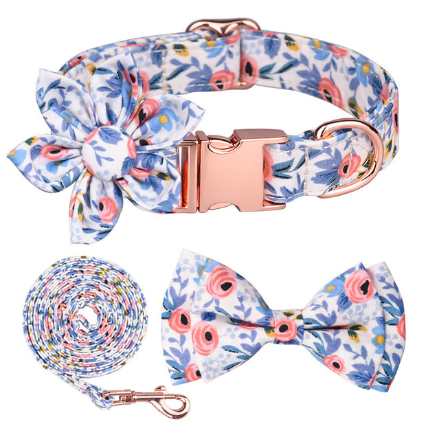 Most popular floral pattern pet collar, collar for dogs and cats