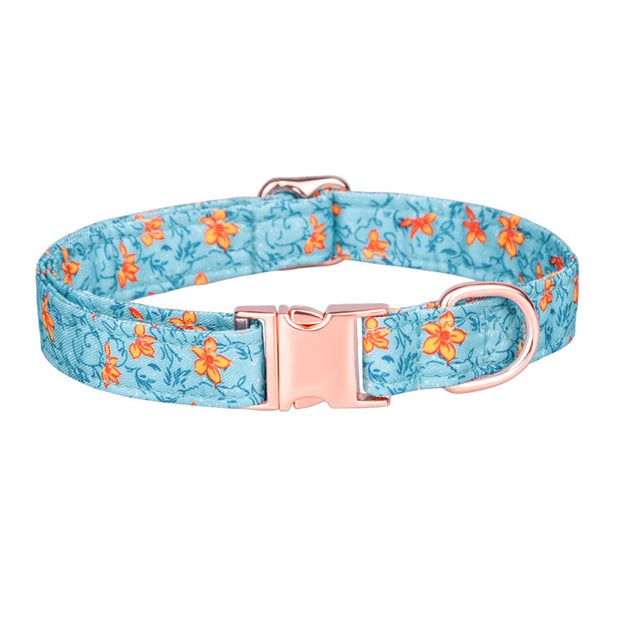 Most popular floral pattern pet collar, collar for dogs and cats