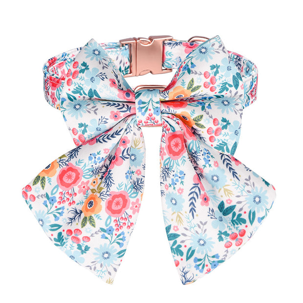 Most popular floral pattern pet collar, collar for dogs and cats