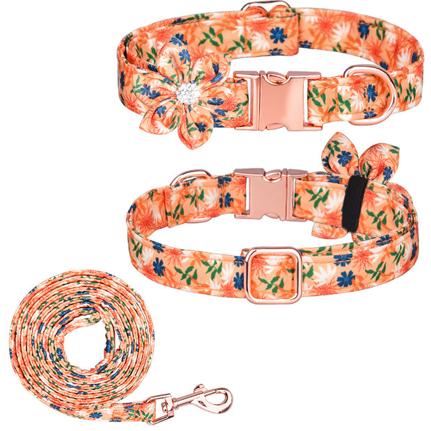 Most popular floral pattern pet collar, collar for dogs and cats
