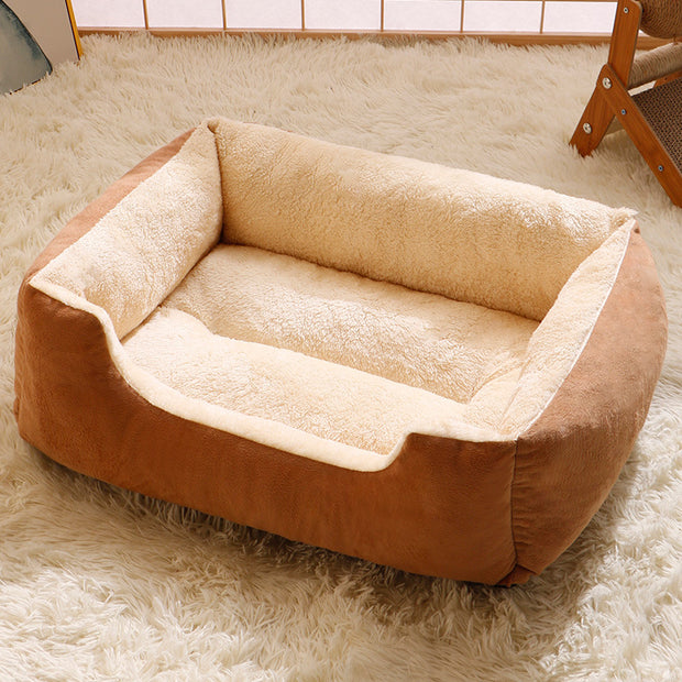 Winter Pet Bed, Suitable for Cats and Small/Medium Dogs, Washable and bite resistant.
