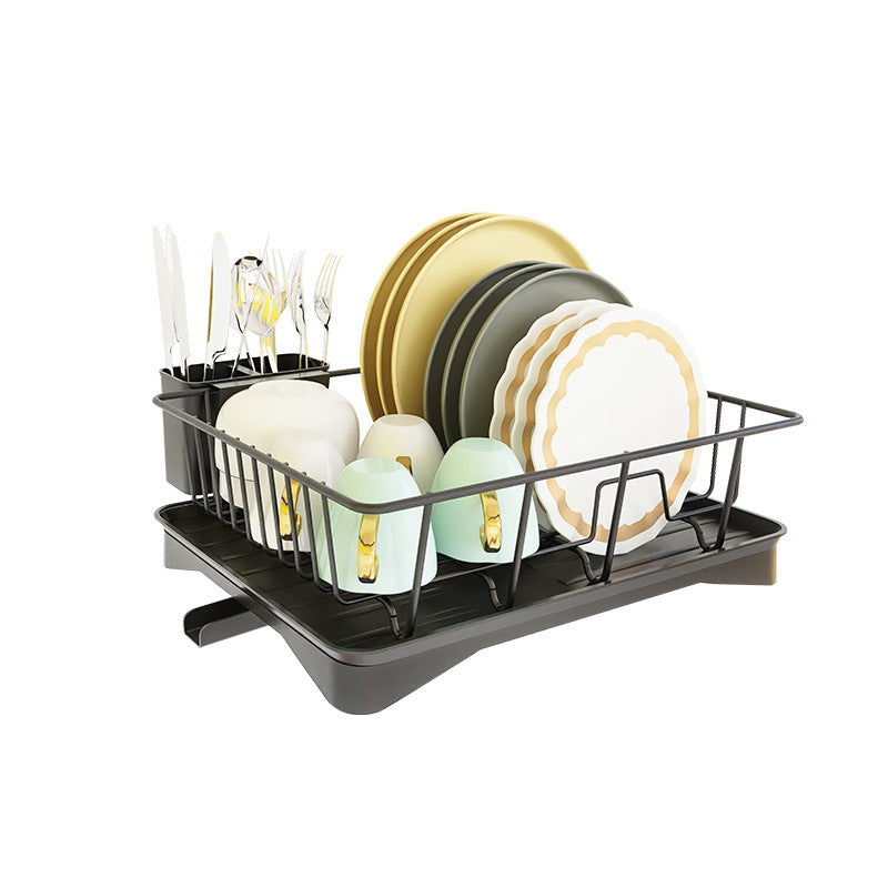 Kitchen bowl & dish rack, drain basket