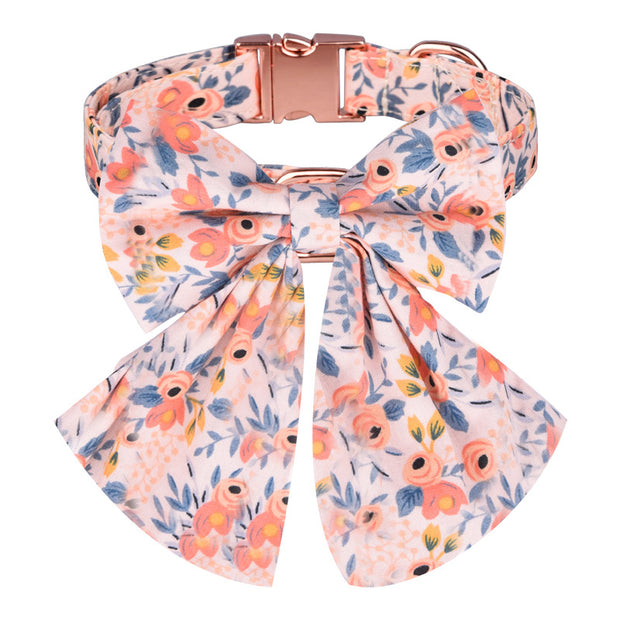 Most popular floral pattern pet collar, collar for dogs and cats