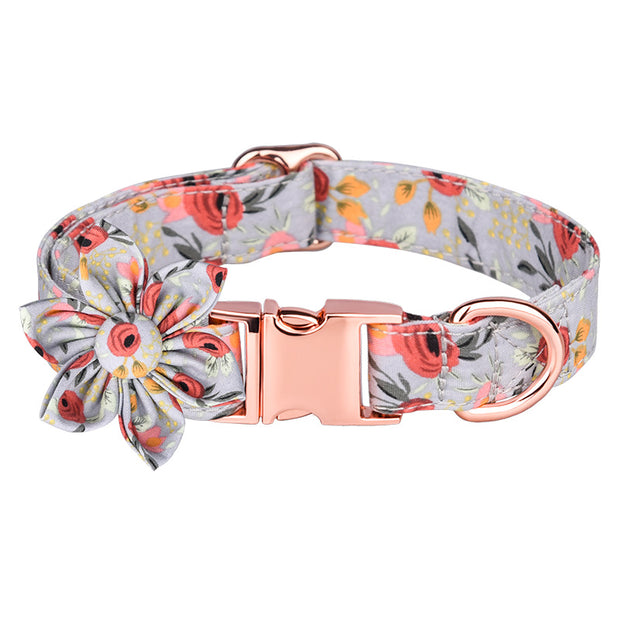 Most popular floral pattern pet collar, collar for dogs and cats