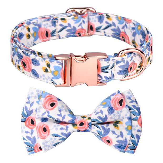 Most popular floral pattern pet collar, collar for dogs and cats