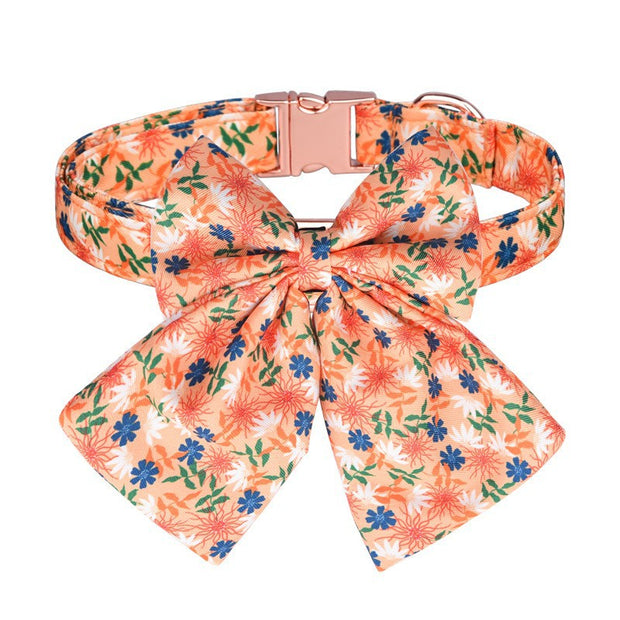 Most popular floral pattern pet collar, collar for dogs and cats