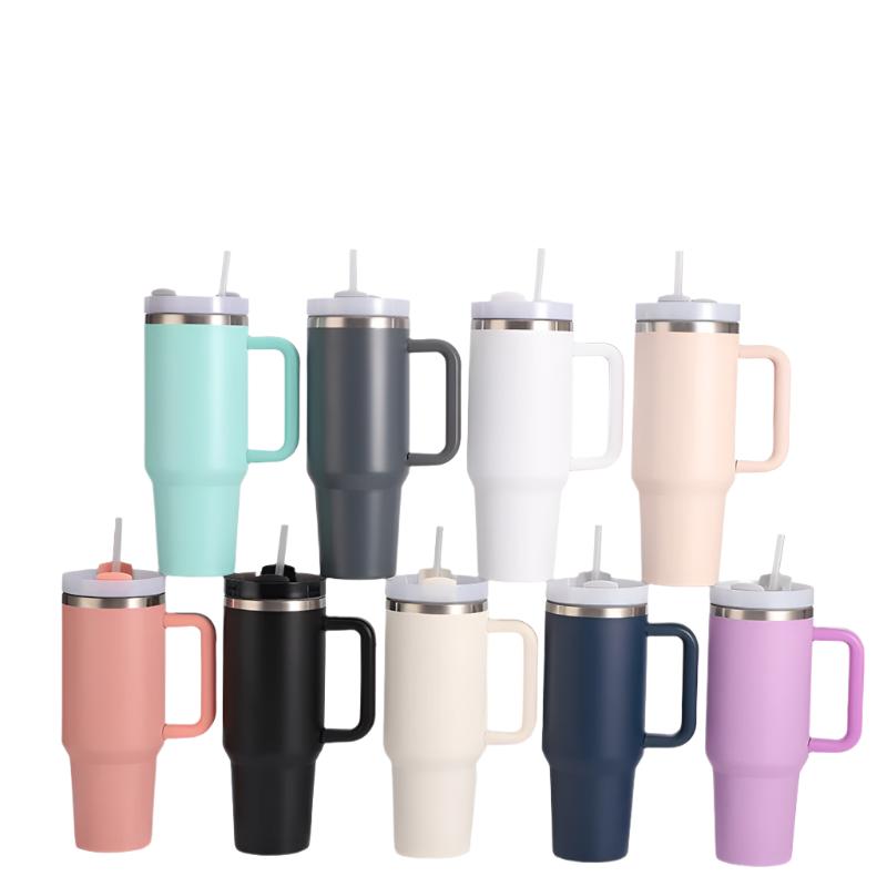 Hot and Cold Tumbler with Straw