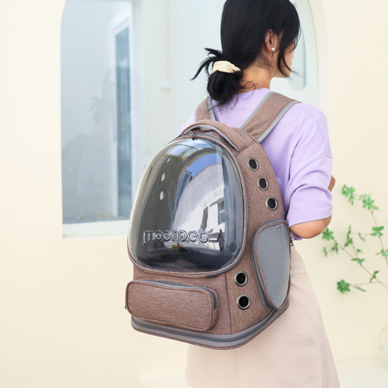 Transparent Pet Carrier Bag (Suitable for cat and small dog)