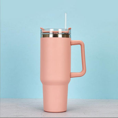 Hot and Cold Tumbler with Straw