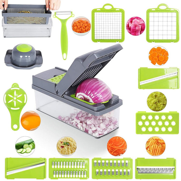 Multi-functional kitchen vegetable cutter