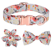 Most popular floral pattern pet collar, collar for dogs and cats