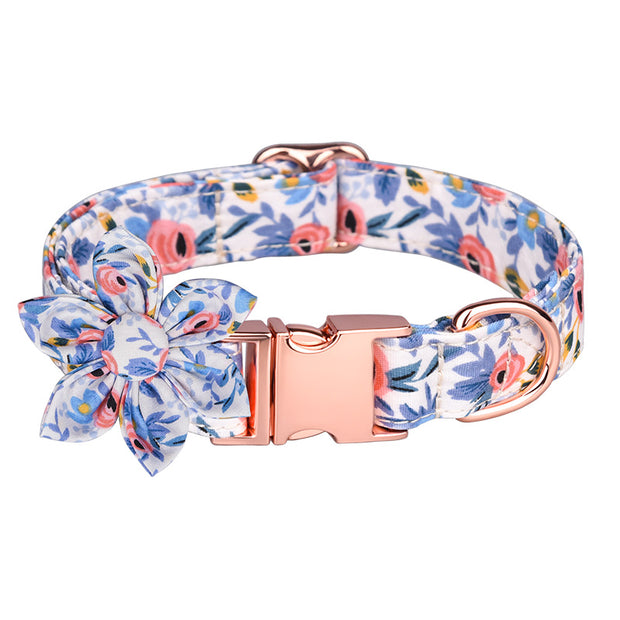 Most popular floral pattern pet collar, collar for dogs and cats