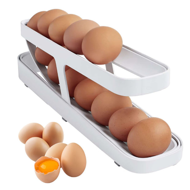 Refrigerator Egg Dispenser, Egg storage, Egg Roll-down