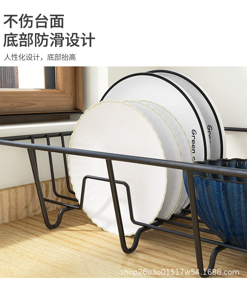 Kitchen bowl & dish rack, drain basket