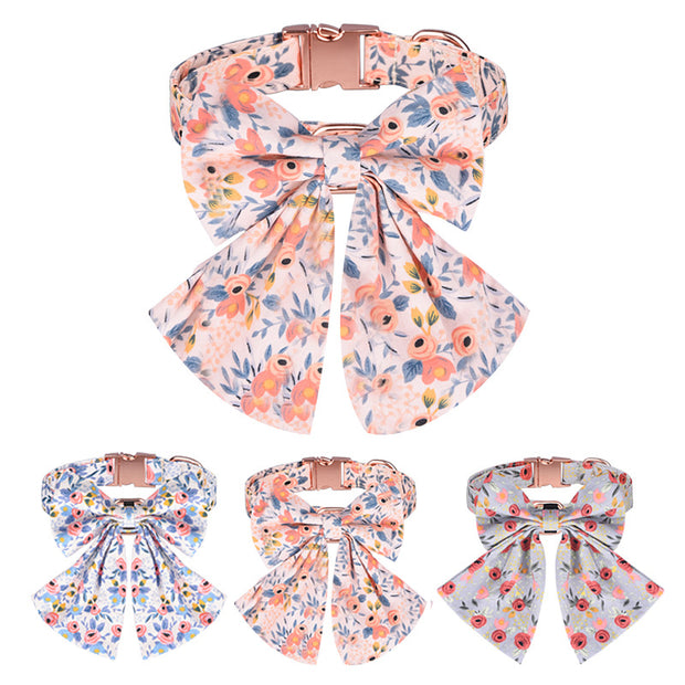 Most popular floral pattern pet collar, collar for dogs and cats