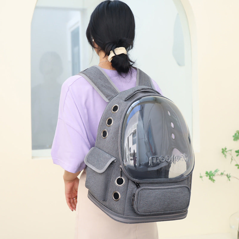 Transparent Pet Carrier Bag (Suitable for cat and small dog)