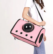 Transparent Portable PU Rainproof Pet Bag