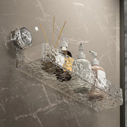 Wall-Mounted Corrugated Bathroom Rack