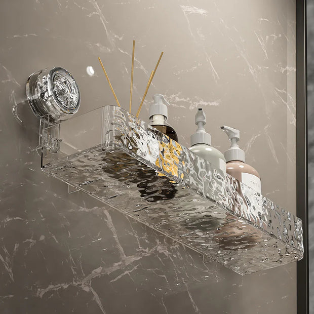 Wall-Mounted Corrugated Bathroom Rack