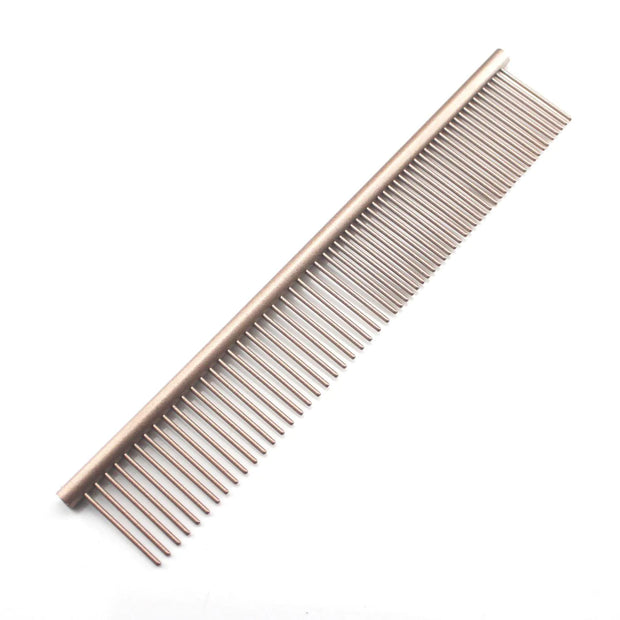Colorful Stainless Steel Medium Pet Comb