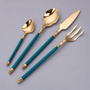 304 Stainless Steel Cutlery Set for Western Dining (4pcs)