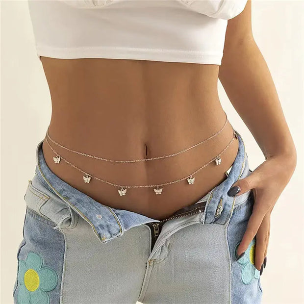 Women's Butterfly Waist Chain